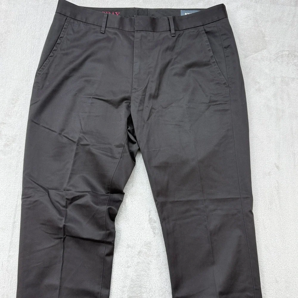 Bonobos Tuesday Chino Pants Mens 34x30 Brown Slim Straight Leg Performance Light